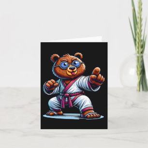Master Bear Karate Bear Martial Arts Ursus Sensei Card