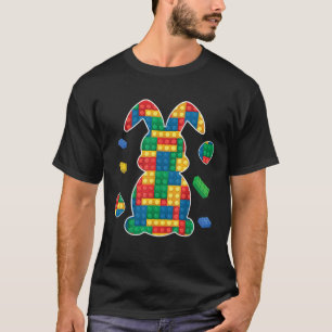 Master Builder Block Brick Building Easter Day Bun T-Shirt