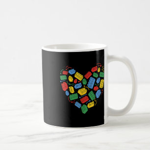 Master Builder Block Brick Building Heart Coffee Mug