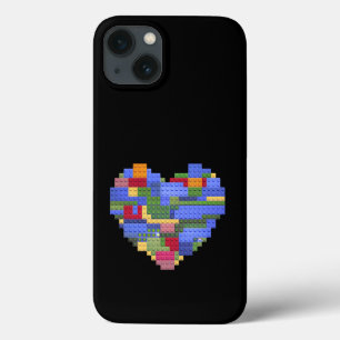 Master Builder Block Brick Building Heart Valentin iPhone 13 Case
