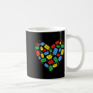 Master Builder Block Brick Building Heart Valentin Coffee Mug