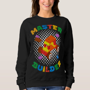 Master Builder Blocks Toys Cute Brick Builder Sweatshirt