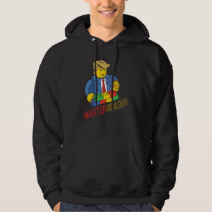 Master Builder Building Blocks Men Women Youth 12 Hoodie