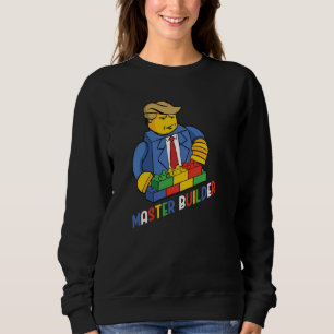 Master Builder Building Blocks  Men Women Youth  1 Sweatshirt