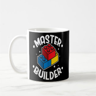 Master Builder Building Blocks  Men Women Youth Ta Coffee Mug