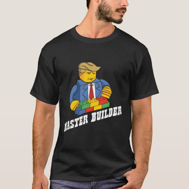 Master Builder Building Blocks Youth T-Shirt (Front)
