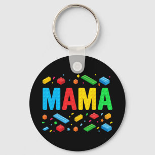 Master Builder Building Bricks Blocks Funny Mother Key Ring