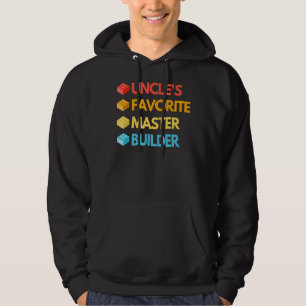 Master Builder Cute Block Building Vintage  For Ne Hoodie