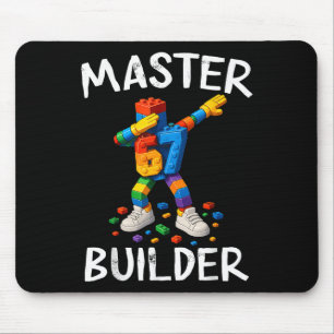 Master Builder Dabbing 67 Meme Building Blocks Bri Mouse Mat