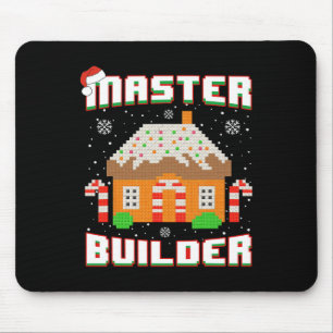 Master Builder Gingerbread House Christmas Block B Mouse Mat
