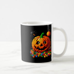 Master Builder Pumpkin Bricks Blocks Halloween Kid Coffee Mug