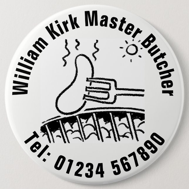 Master Butcher Button (Front)