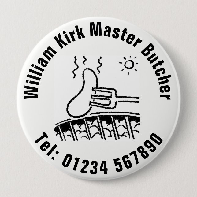 Master Butcher Button (Front)