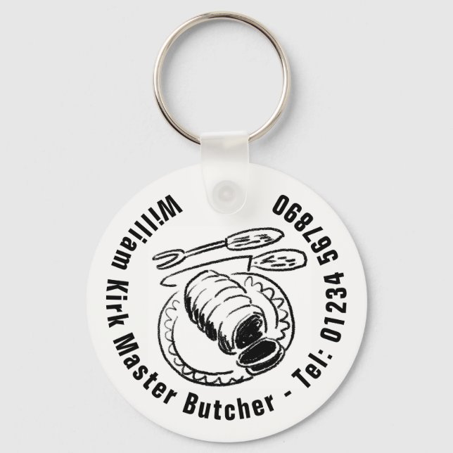 Master Butcher Key Ring (Front)