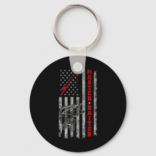 Master Byiter For Men Funny Fishing Shirts Men Fis Key Ring