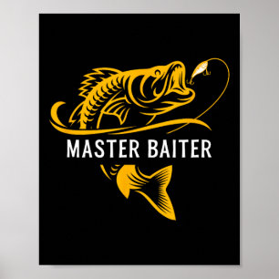 Master Byiter - Funny Fishing  Poster