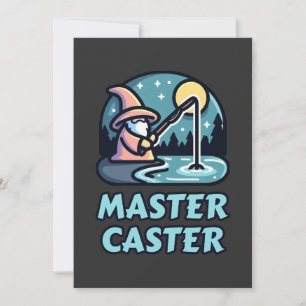 Master Caster Fantasy Fishing Invitation