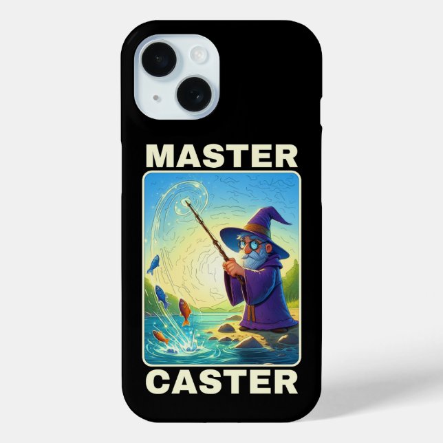 Master Caster - Magic Fishing Wizard Case-Mate iPhone Case (Back)