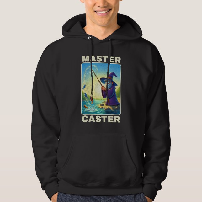 Master Caster - Magic Fishing Wizard Hoodie (Front)