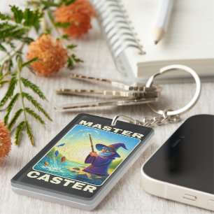Master Caster - Magic Fishing Wizard Key Ring