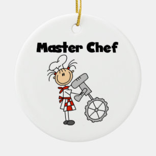 Master Chef - Female Ceramic Tree Decoration