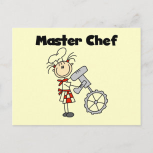 Master Chef - Female Postcard
