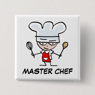 Master chef pinback button