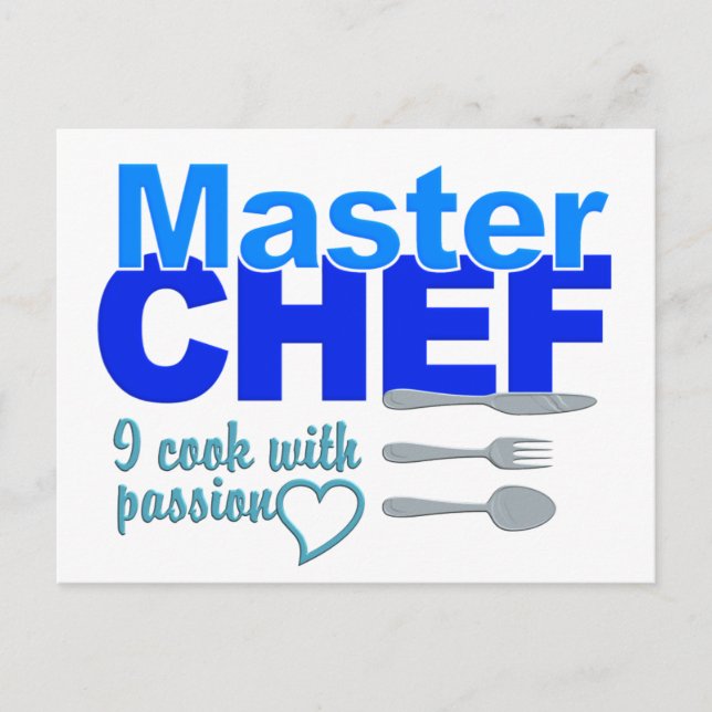 Master Chef postcard (Front)