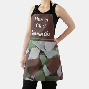 Master Chef Sea Glass Background in Neutral Colour Apron