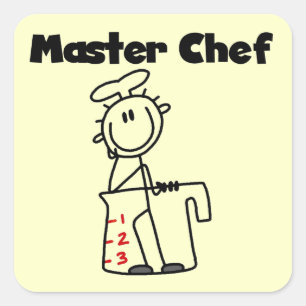 Master Chef Square Sticker