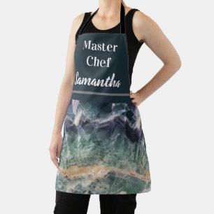 Master Chef Striped Gem Colourful Gemstone Apron