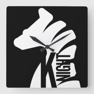 MASTER CHESS ORIGINAL BY MASANSER SQUARE WALL CLOCK