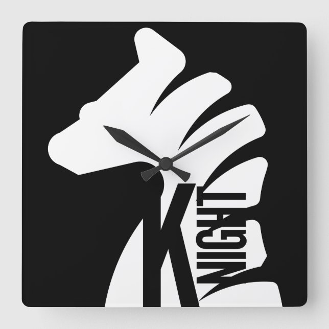 MASTER CHESS ORIGINAL BY MASANSER SQUARE WALL CLOCK (Front)