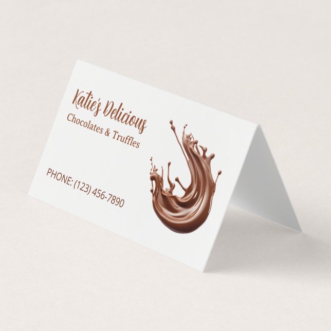 Master Chocolatier QR Business Card (Front)