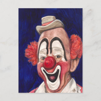 Master Clown Lou Jacobs Postcard