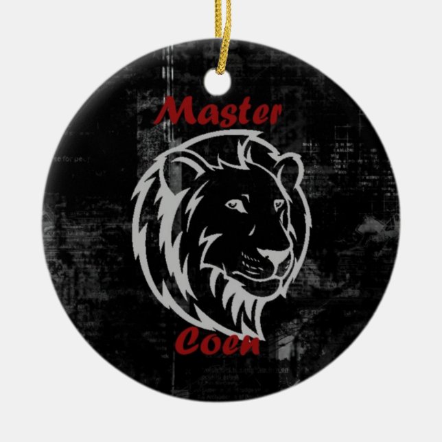 Master Coen Ornament (Front)