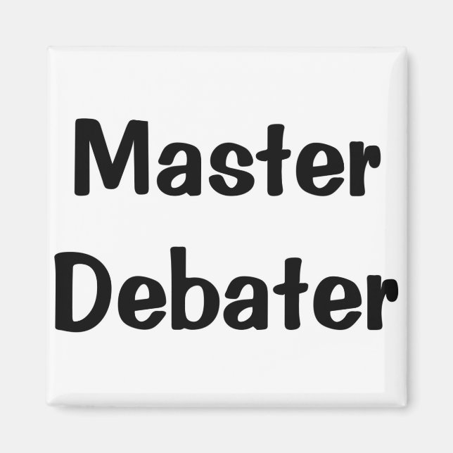 Master Debater Magnet (Front)