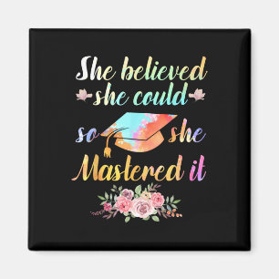 Master Degree Art For Men Women Academic Degree Di Magnet