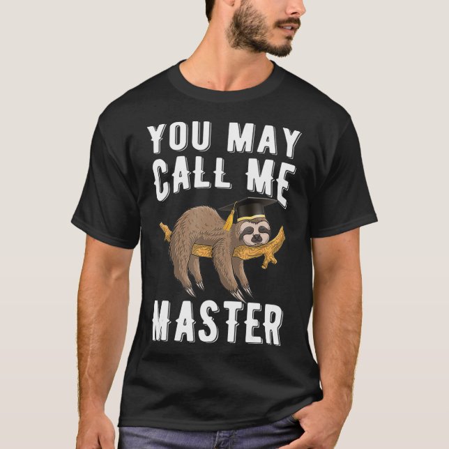 Master Degree Graduation Gifts For Her Him Best Fr T-Shirt (Front)