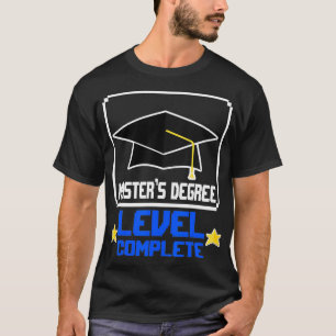 Master Degree Graduation Video Game Gamer MSW Soci T-Shirt