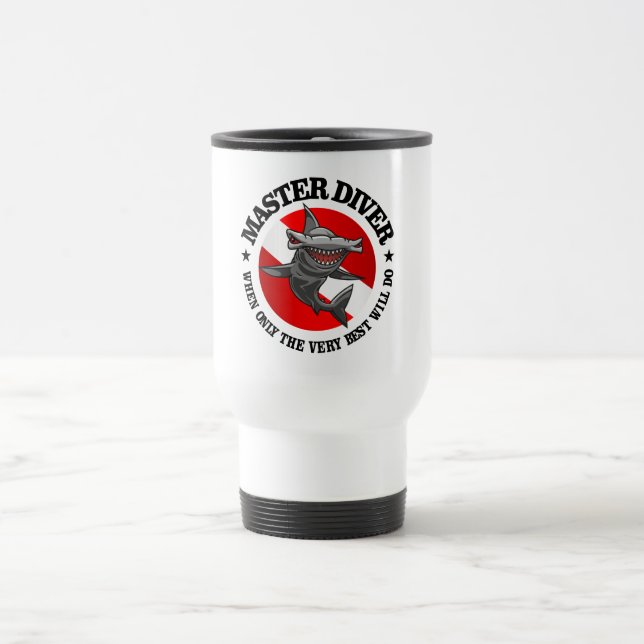 Master Diver (Hammerhead) Travel Mug (Center)