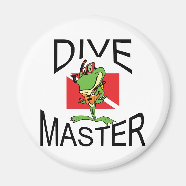 Master Diver SCUBA Magnet (Front)