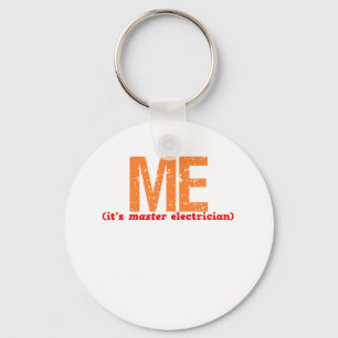 Master Electrician Description Key Ring