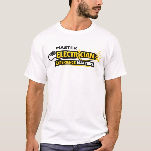 Master Electrician Experience Matters Shirt (Front)