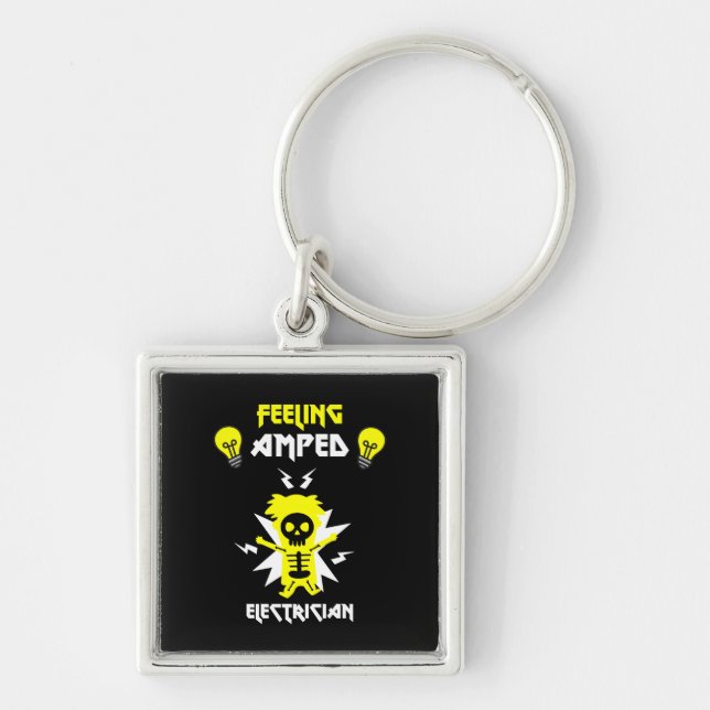 Master Electrician Key Ring (Front)