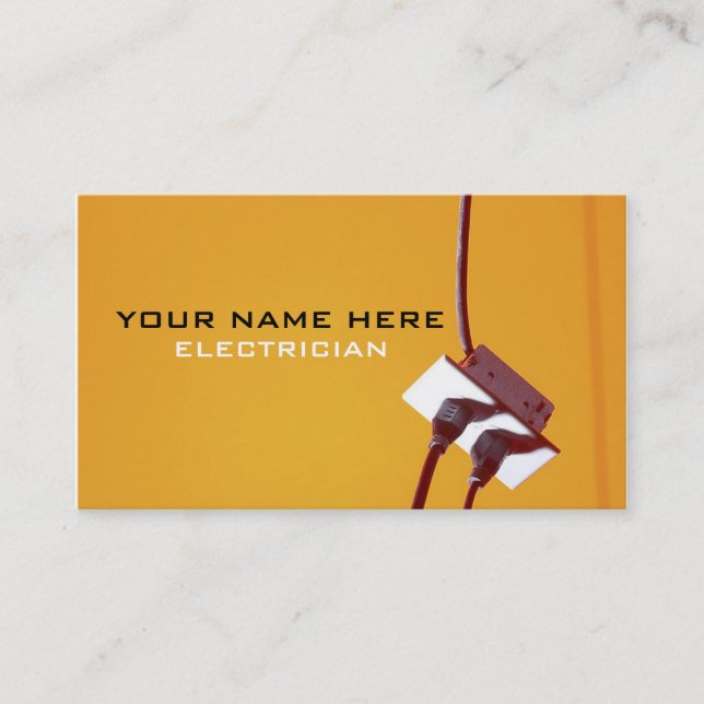Master Electricians Business Card (Front)