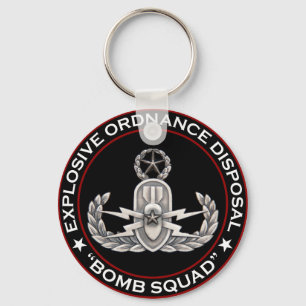Master EOD Bomb Squad Key Ring