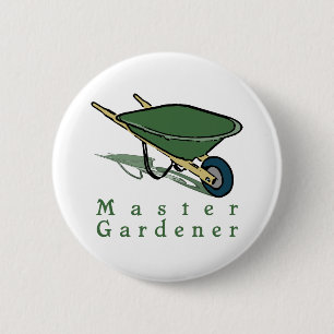 Master Gardener 6 Cm Round Badge