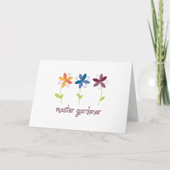Master Gardener Card (Front)