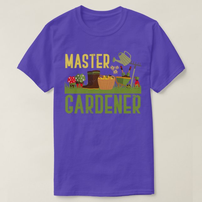 Master Gardener Gardening  T-Shirt (Design Front)
